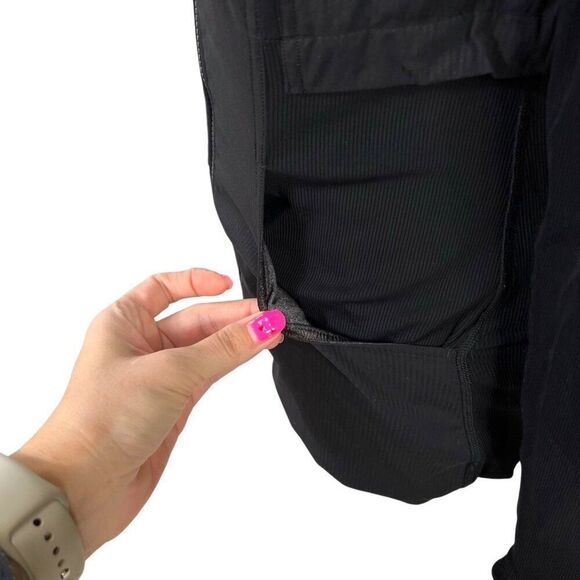 Lululemon Reversible Dance Studio Jacket Rib Sleeve Black Size 8 - Picture 12 of 13